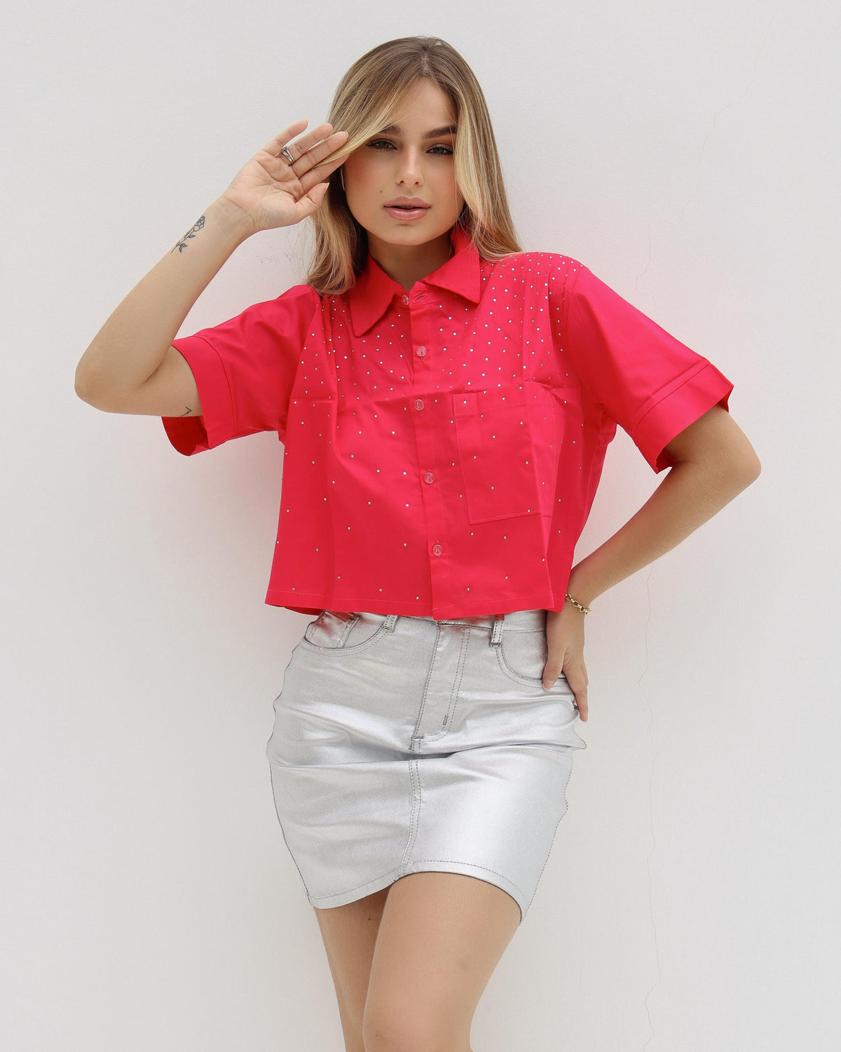 Camisa Crooped Sabrina